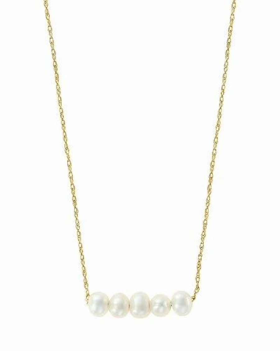 Necklaces * | Effy Fine Jewelry 14K 3-4Mm Pearl Necklace Women