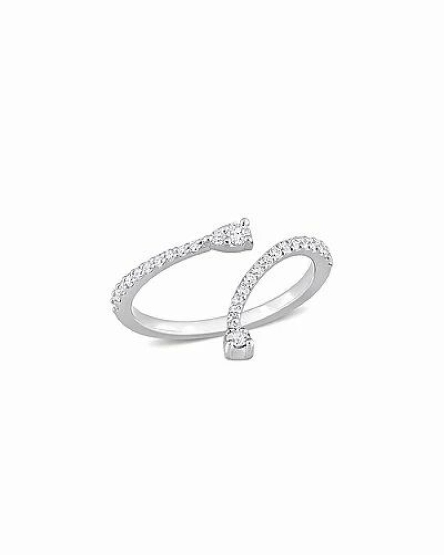 Rings * | Rina Limor 14K 0.27 Ct. Tw. Diamond Semi-Eternity Ring Women