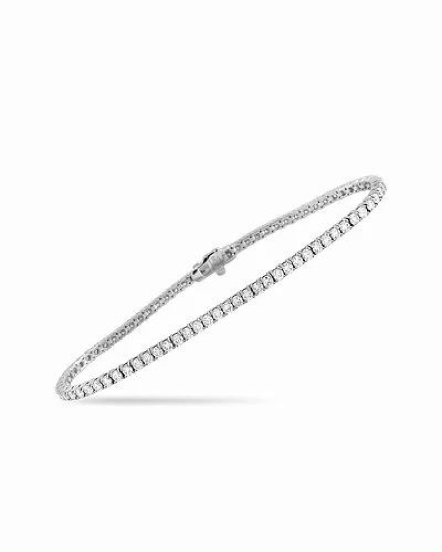 Bracelets * | Diamond Select Cuts 14K 3.50 Ct. Tw. Diamond Tennis Bracelet Women