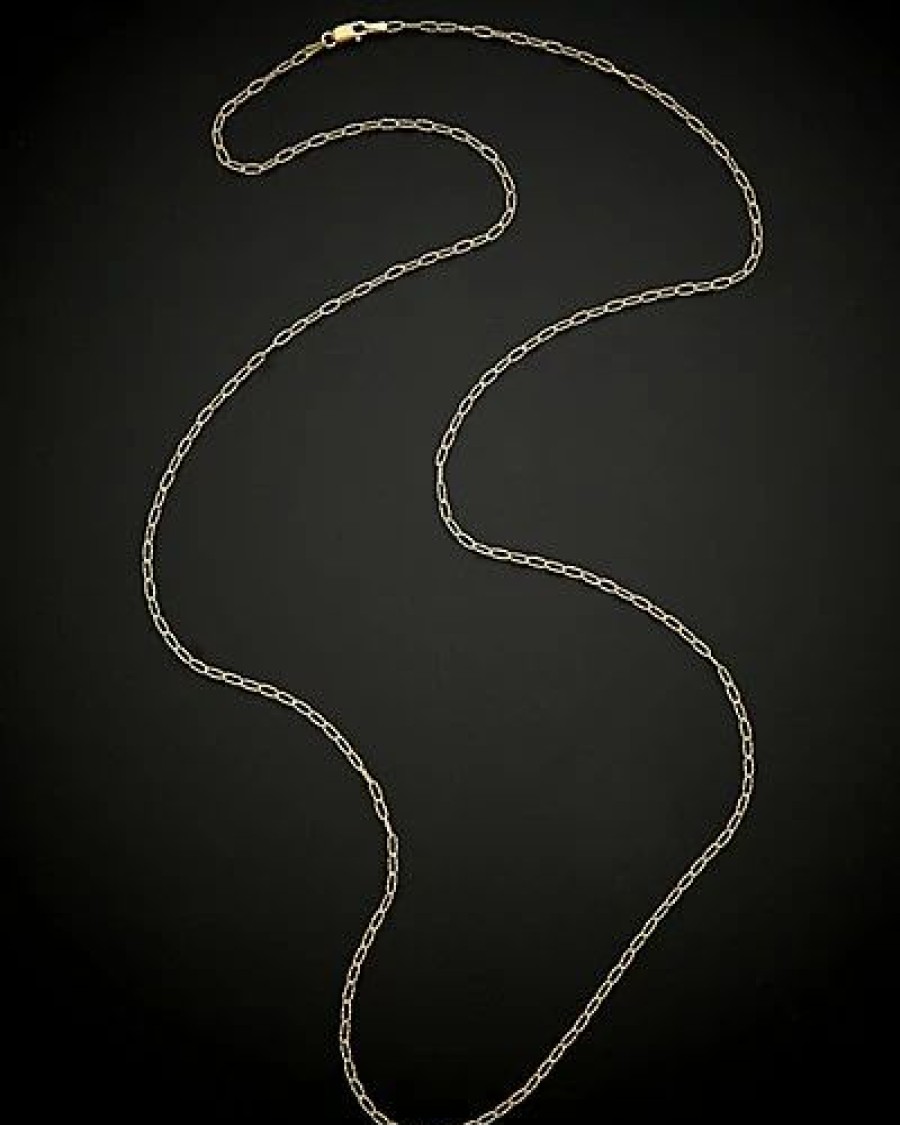 Necklaces * | 14K Italian Gold Oval Link Necklace Women