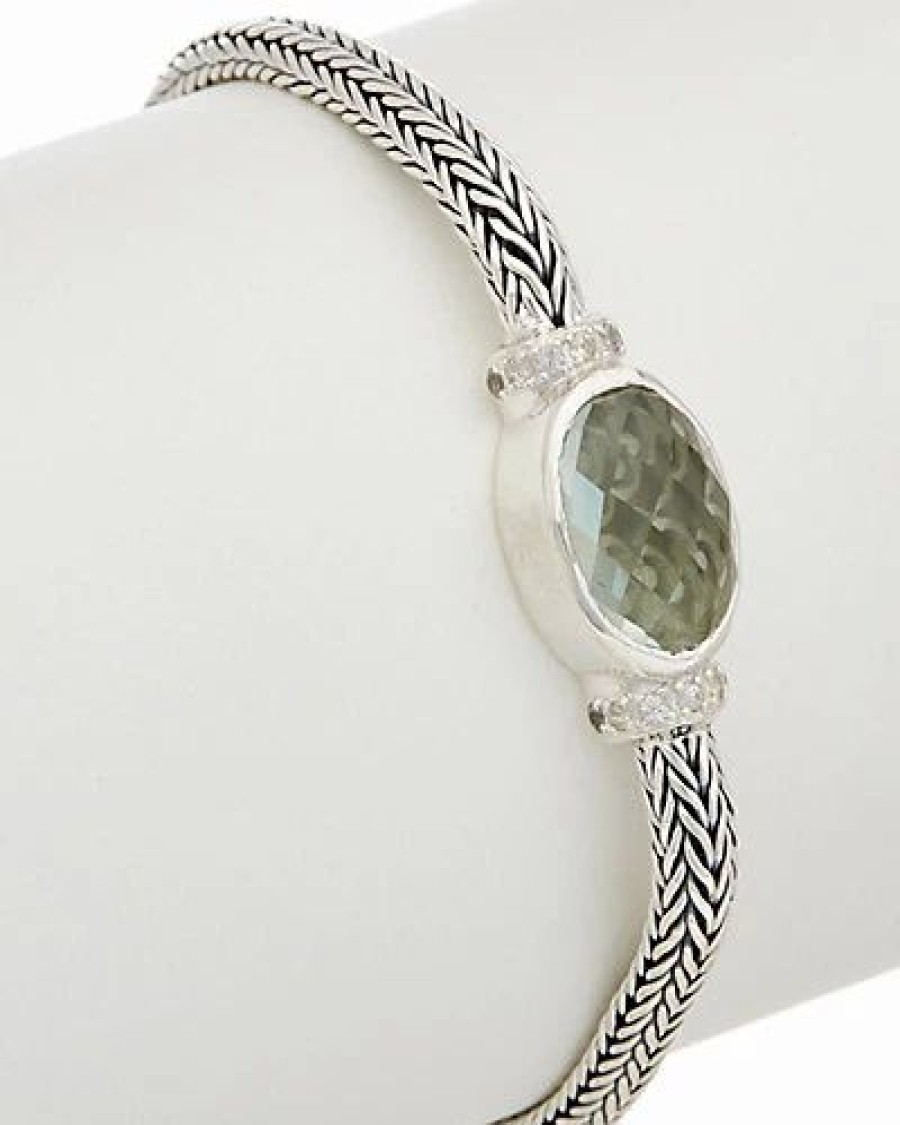 Bracelets * | Phillip Gavriel Silver Gemstone Bracelet Women