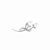 Pins * | Splendid Pearls Rhodium Plated Silver 7.5-8Mm Pearl Brooch Women