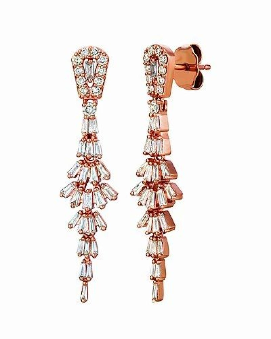 Earrings * | Le Vian 14K 0.78 Ct. Tw. Diamond Dangle Earrings Women