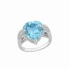 Rings * | Rina Limor 14K 7.21 Ct. Tw. Diamond & Topaz Ring Women