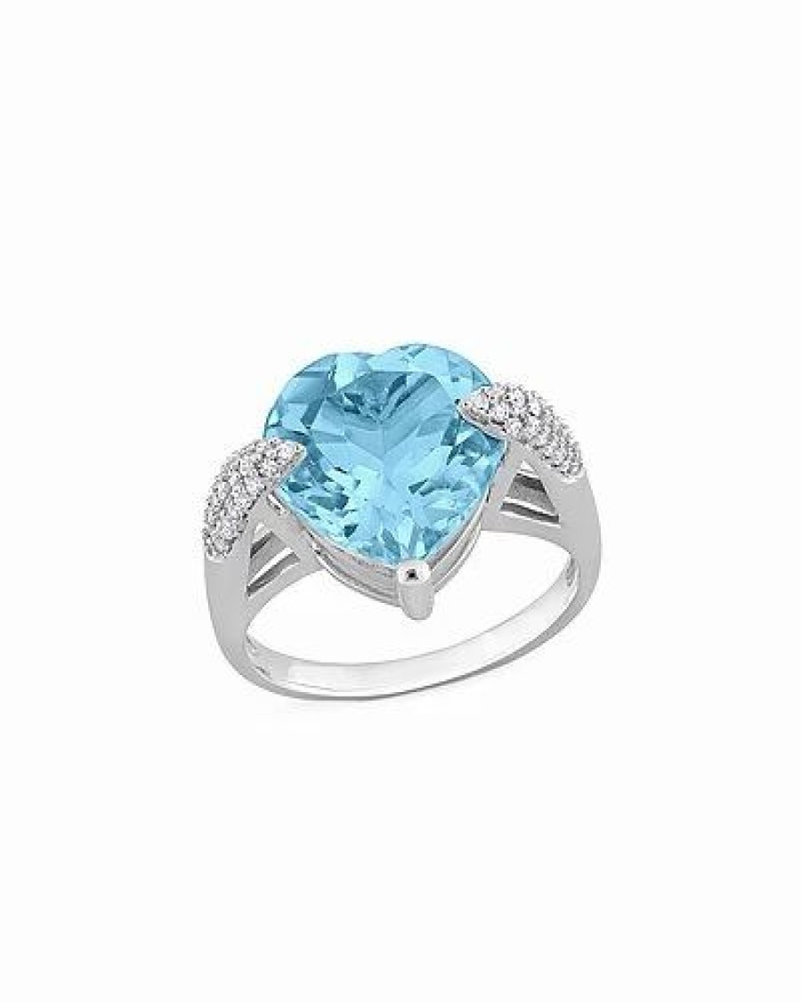 Rings * | Rina Limor 14K 7.21 Ct. Tw. Diamond & Topaz Ring Women