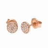 Earrings * | Diamond Select Cuts 14K Rose Gold 0.11 Ct. Tw. Diamond Earrings Women