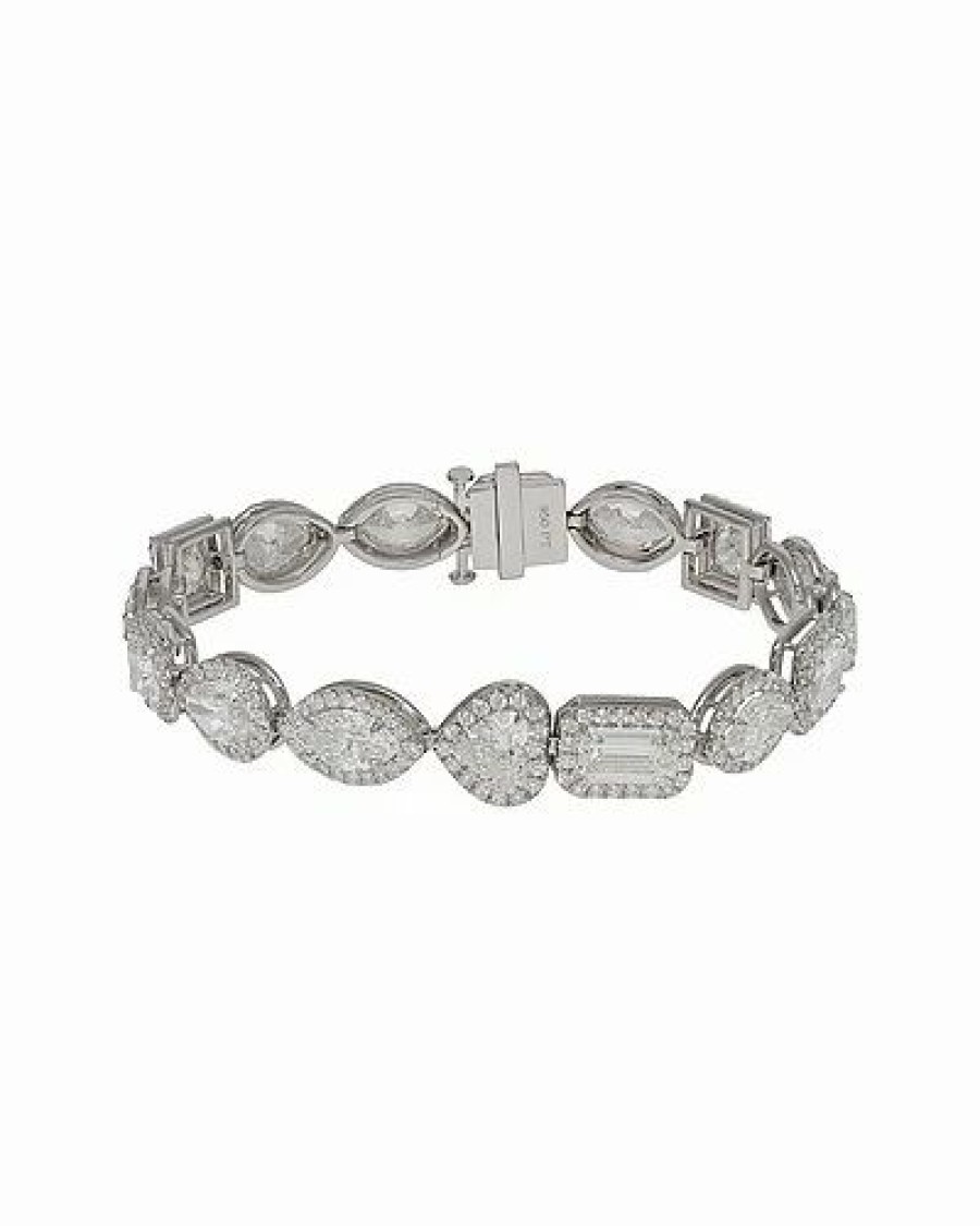 Bracelets * | Diana M. Fine Jewelry Platinum 3.00 Ct. Tw. Diamond Bracelet Women