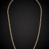 Necklaces * | 14K Italian Gold Double Open Curb Link Necklace Women