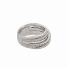 Rings * | Judith Ripka Eternity Silver 0.18 Ct. Tw. White Topaz Ring Women