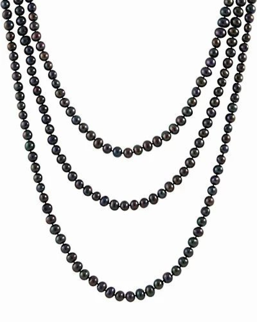 Necklaces * | Splendid Pearls 7-8Mm Pearl 80In Necklace Women