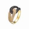 Rings * | Genevive 14K Over Silver Cz Ring Women