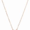 Necklaces * | Italian Gold 14K Italian Rose Gold Mini Heart Pendant Necklace Women