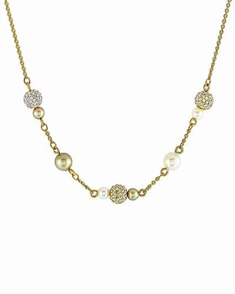 Necklaces * | Swarovski Crystal Stainless Steel Necklace Women