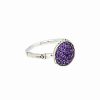 Rings * | John Hardy Bamboo Silver Amethyst Ring Women