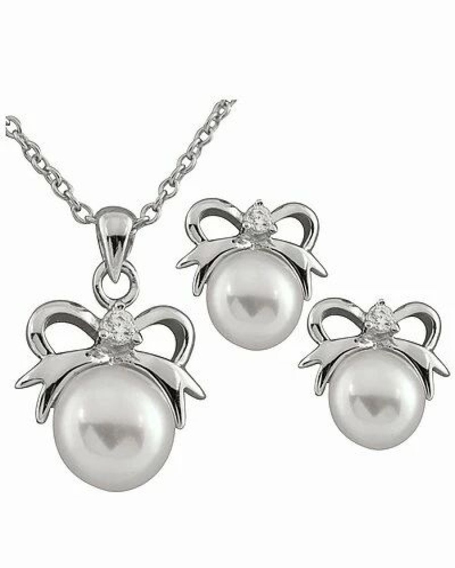 Pins * | Splendid Pearls Ver 5-6Mm Pearl Set Women