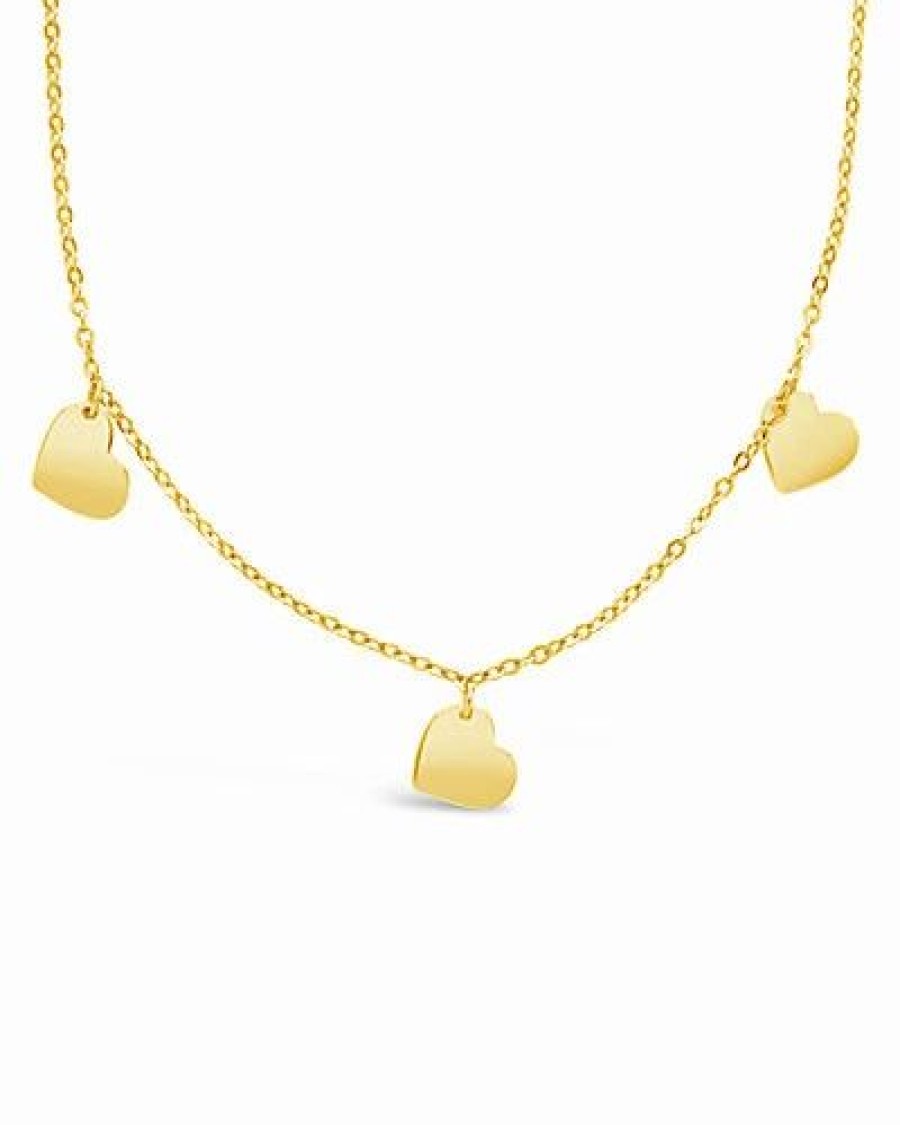 Necklaces * | Sterling Forever 14K Over Silver Heart Charm Necklace Women