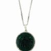 Necklaces * | Diamond Select Cuts Ver Diamond & Green Agate Necklace Women