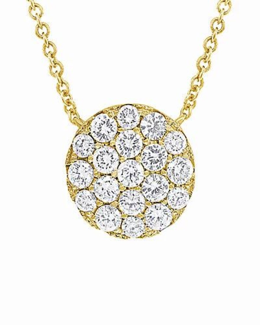 Necklaces * | Diana M. Fine Jewelry 14K 0.50 Ct. Tw. Diamond Necklace Women