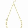 Necklaces * | Rivka Friedman 18K Plated Curb Chain Link Necklace Women