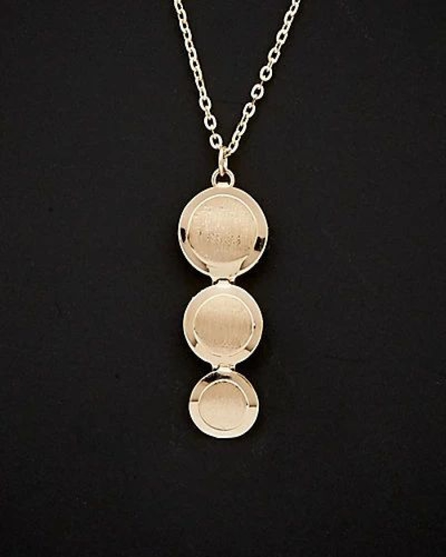 Necklaces * | 14K Italian Gold Graduated Disc Adjustable Necklace Women