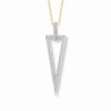 Necklaces * | I. Reiss 14K 0.32 Ct. Tw. Diamond Pendant Necklace Women