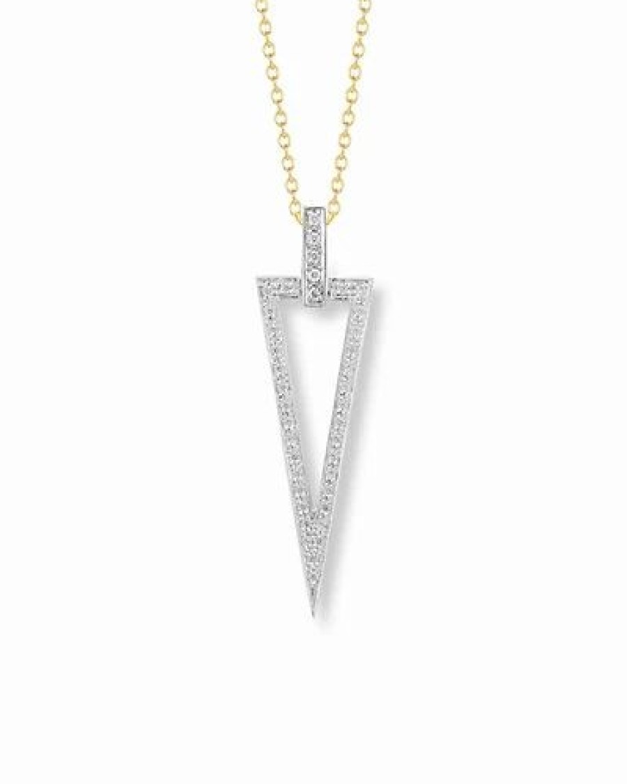 Necklaces * | I. Reiss 14K 0.32 Ct. Tw. Diamond Pendant Necklace Women