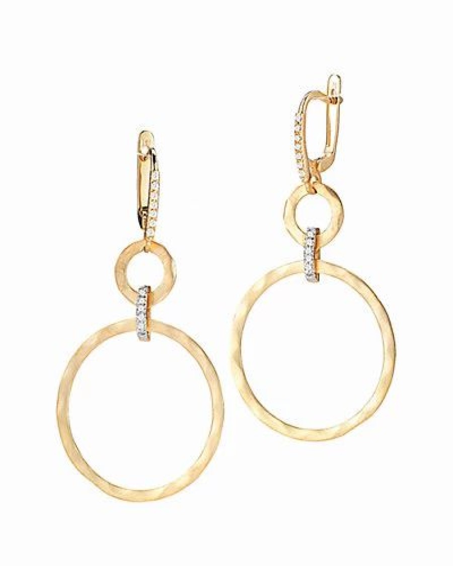 Earrings * | I. Reiss 14K 0.18 Ct. Tw. Diamond Earrings Women