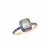 Rings * | Diana M. Fine Jewelry 14K 0.58 Ct. Tw. Diamond & Sapphire Ring Women