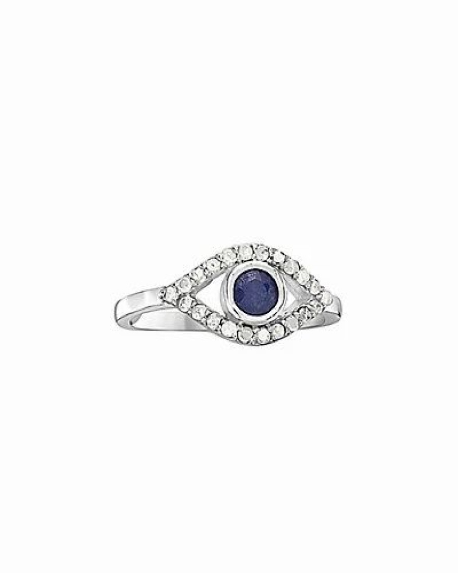 Rings * | Forever Creations Usa Inc. Diamond & Sapphire Ring Women