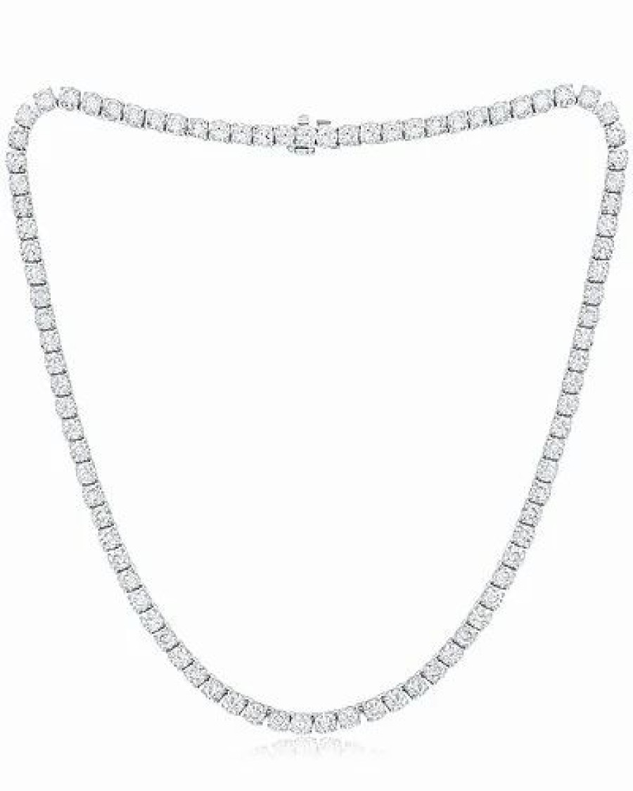 Necklaces * | Diana M. Fine Jewelry 14K 28.50 Ct. Tw. Diamond Necklace Women