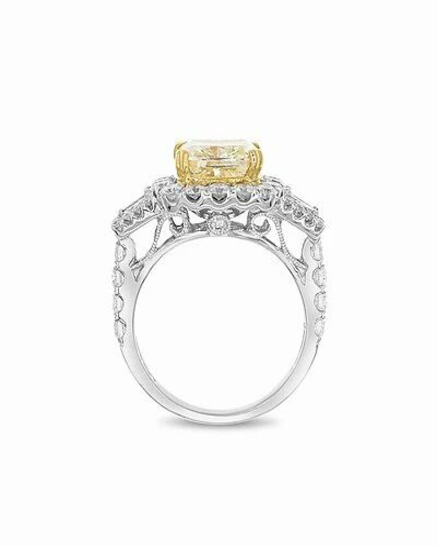 Rings * | Monary 18K Two-Tone 5.76 Ct. Tw. Diamond Ring Women