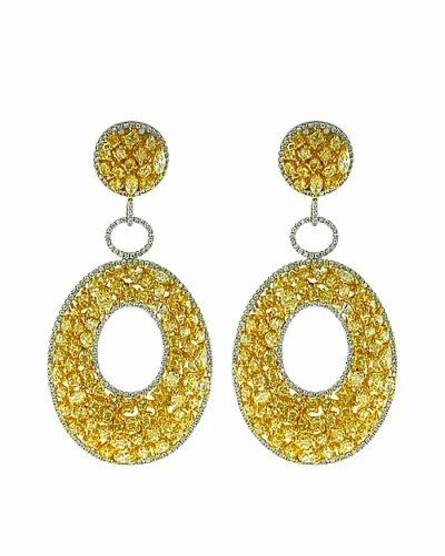 Earrings * | Diana M. Fine Jewelry 18K Diamond Earrings Women