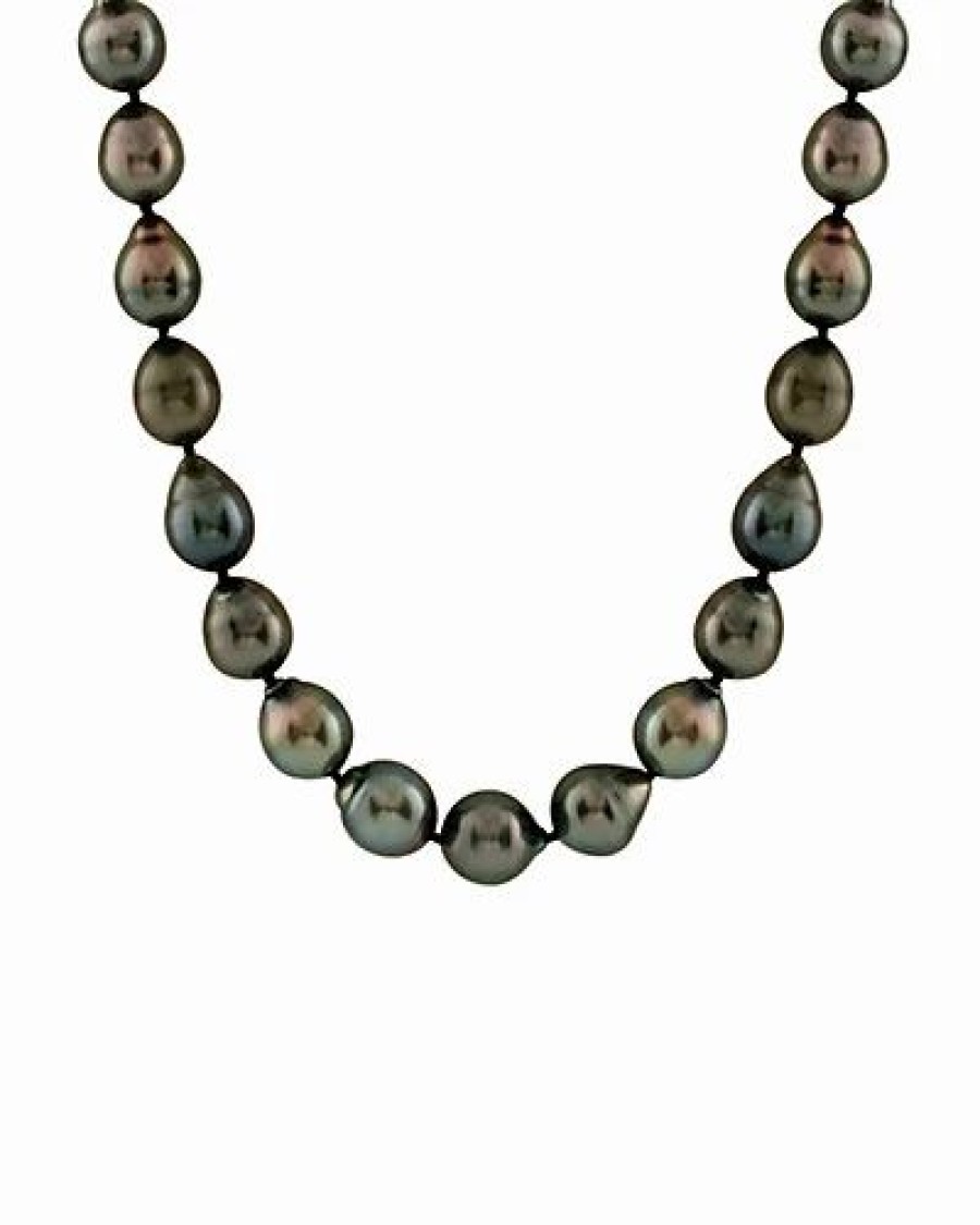 Necklaces * | Splendid Pearls 14K 8-11Mm Tahitian Pearl Necklace Women